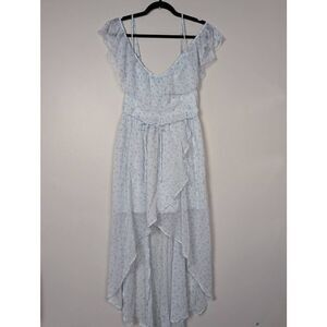 Abercrombie & Fitch floral asymmetrical tiered flowy dress Medium